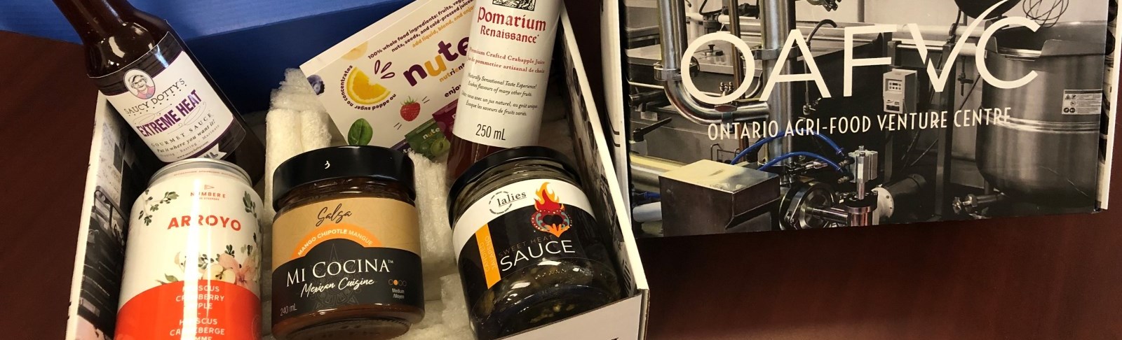 Food products produced at the OAFVC